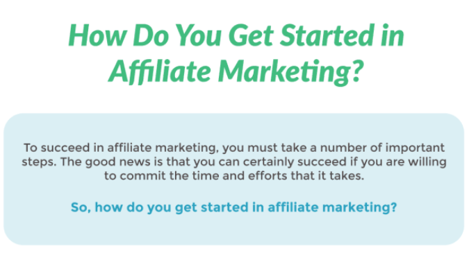 How to get started in Affiliate marketing banners