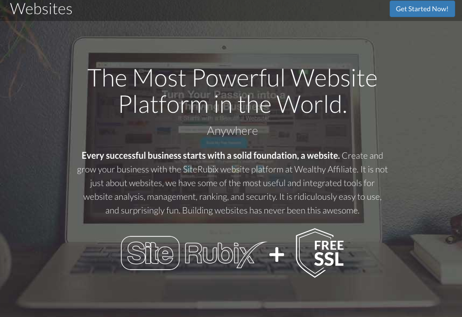 Wealthy Affiliate website platform