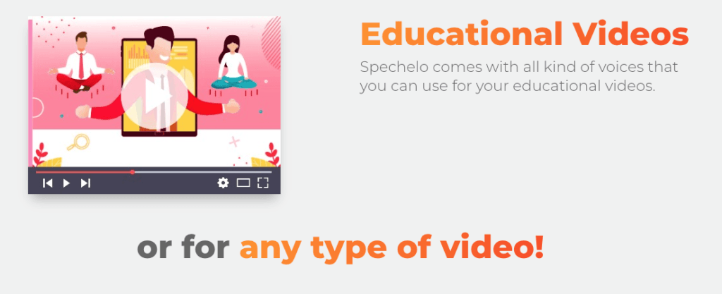Use speechelo for educational videos