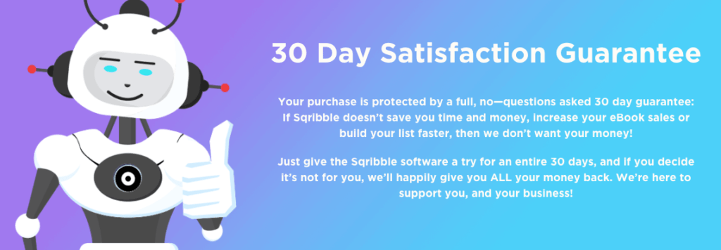 sqribble 30 day guarantee