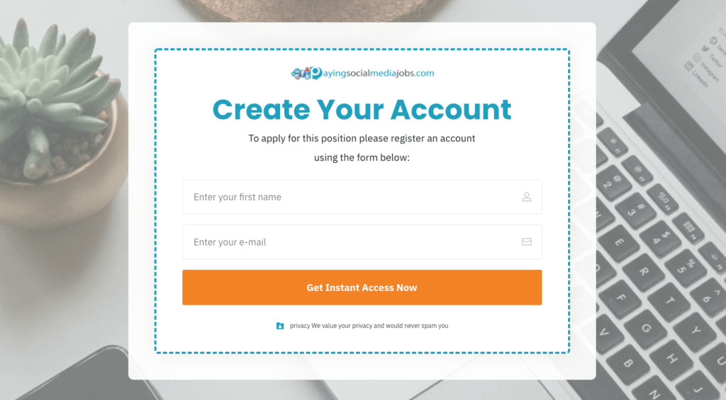 Create account in PayingSocialMediaJobs.com NOW
