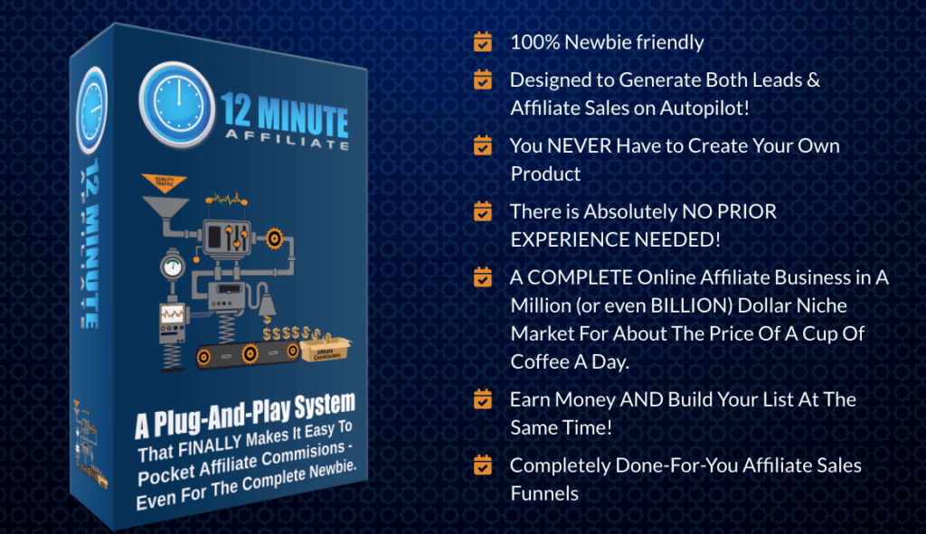 Introducing the 12 minute affiliate system